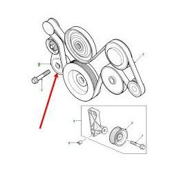 TENSOR DE LA CORREA DEFENDER TD5 CALIDAD OEM - Discovery II (1998 - 2004), Motor/Escape, Defender (1997 - 2007), Motor/Escape